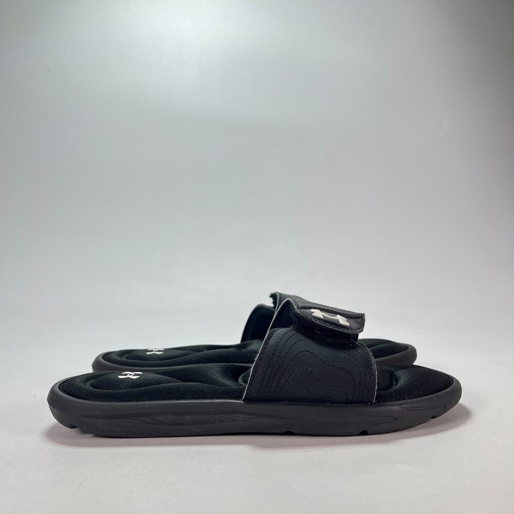 Under Armour Black Summer Slip On Sandals Slides 3022717-001 Women's Size 6